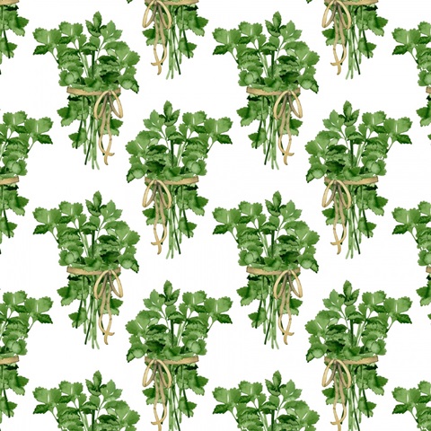 Watercolor Herb Collection F