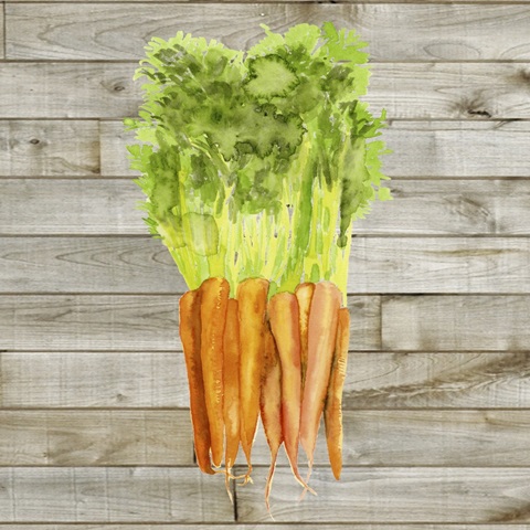 Watercolor Veggies Collection C