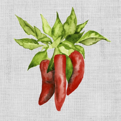 Watercolor Veggies Collection D