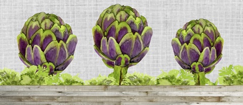 Watercolor Veggies Collection H