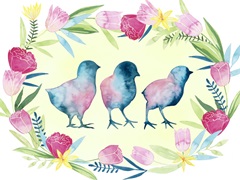 Easter Tulips Collection A