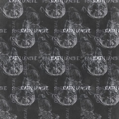 Chalkboard Flower Study Collection H