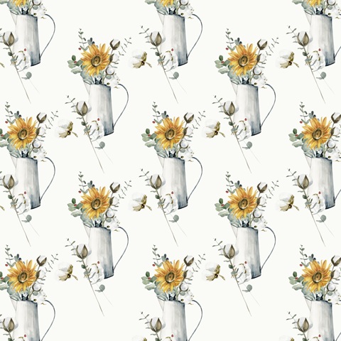 Cotton Bouquet Collection I