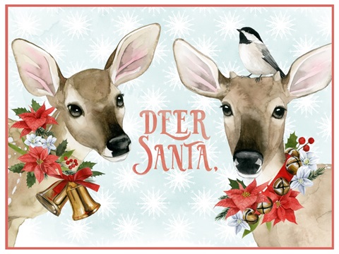 Deer Christmas Collection A