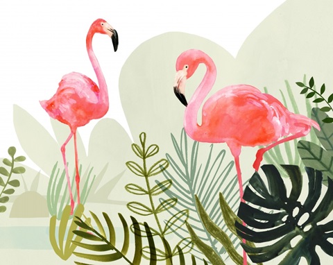 Flamingo Forest Collection A