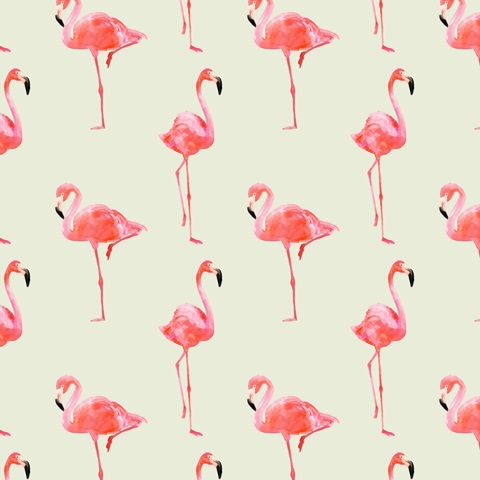 Flamingo Forest Collection I