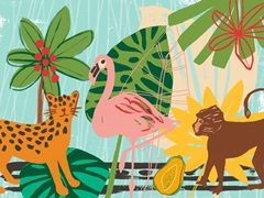 Graphic Jungle Collection A