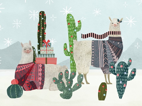 Holiday Llama Collection A