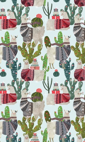 Holiday Llama Collection E