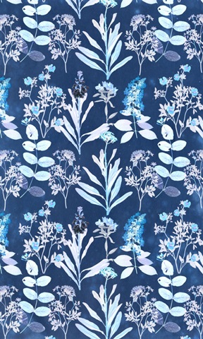 Indigo Florals Collection E