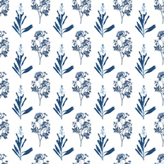 Indigo Florals Collection G