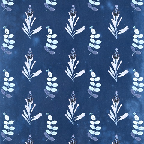 Indigo Florals Collection H