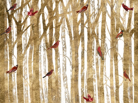 Red Bird Christmas Collection A