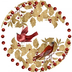 Red Bird Christmas Collection C