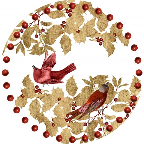 Red Bird Christmas Collection C