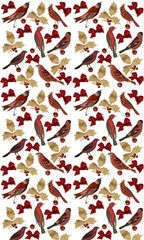 Red Bird Christmas Collection E