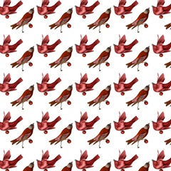 Red Bird Christmas Collection H
