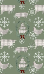 Yuletide Farm Collection E