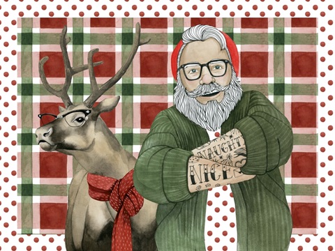 Hipster Santa Collection A
