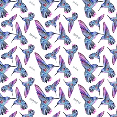 Hibiscus and Hummingbird Collection F