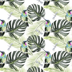 Hibiscus and Hummingbird Collection I