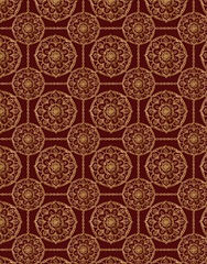 Metallic Medallion Repeats A