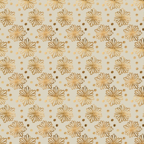 Metallic Medallion Repeats B