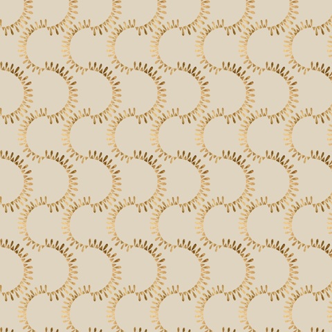 Metallic Medallion Repeats D