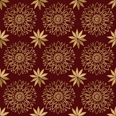 Metallic Medallion Repeats E