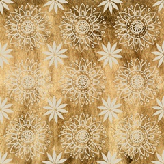 Metallic Medallion Repeats F