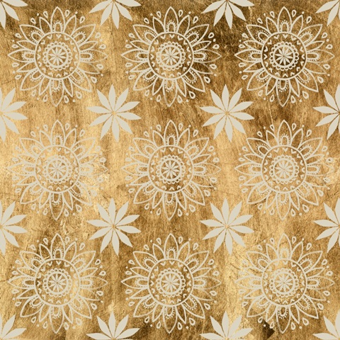 Metallic Medallion Repeats F