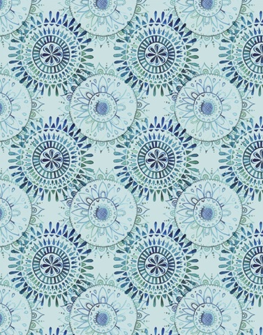 Peacock Mandala Repeats A