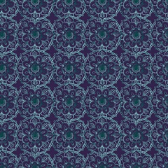 Peacock Mandala Repeats C