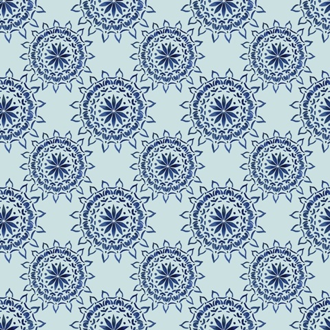 Peacock Mandala Repeats E