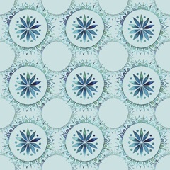 Peacock Mandala Repeats G