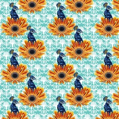 Plumed Peacock Repeats A