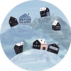 Snowy Village Collection C