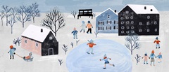 Snowy Village Collection D