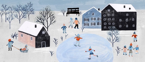 Snowy Village Collection D