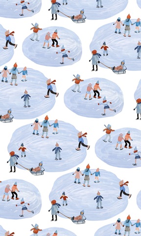 Snowy Village Collection E