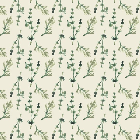 Vintage Sea Fronds Collection H