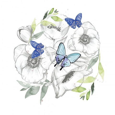 Watercolor Butterfly Collection C