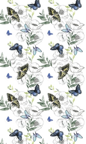 Watercolor Butterfly Collection E