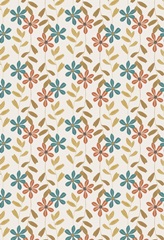 Whimsical Flower Repeats A