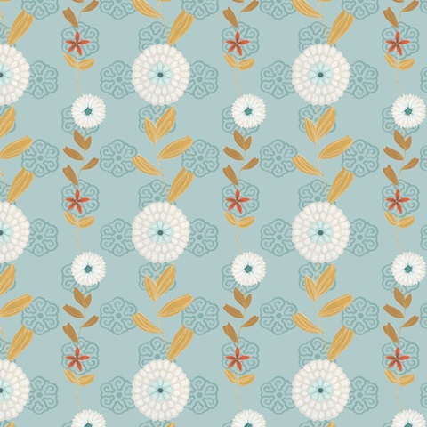 Whimsical Flower Repeats D