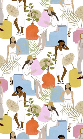 Women in the Garden Collection E