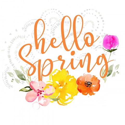 April Flowers and Bunny Collection C