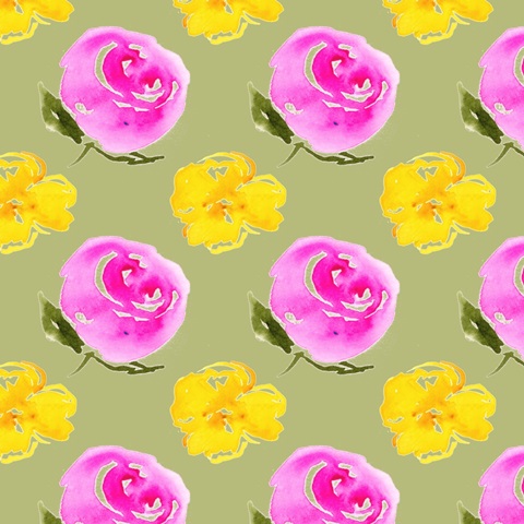 April Flowers and Bunny Collection G