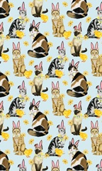 Easter Cats Collection E
