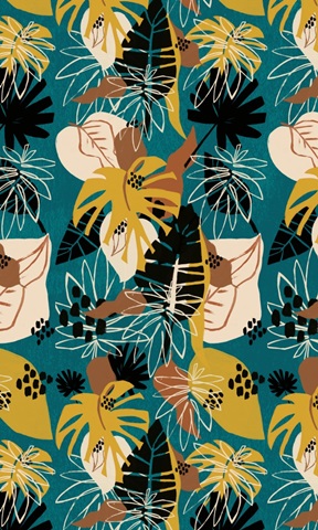 Graphic Blue Lagoon Collection E